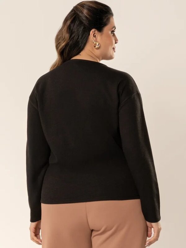 BLUSA TRICO BORDADA MANGA LONGA C60681 CAT