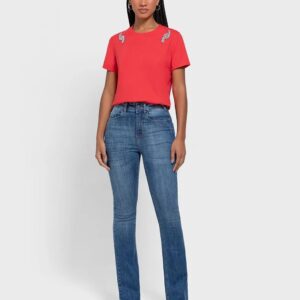 T-SHIRT SLIM C/ PEDRARIA MW