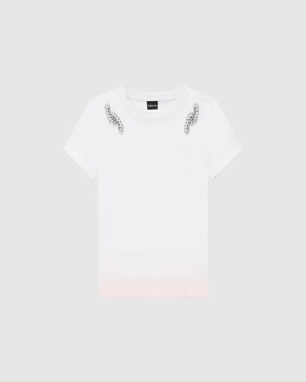 T-SHIRT SLIM C/ PEDRARIA MW