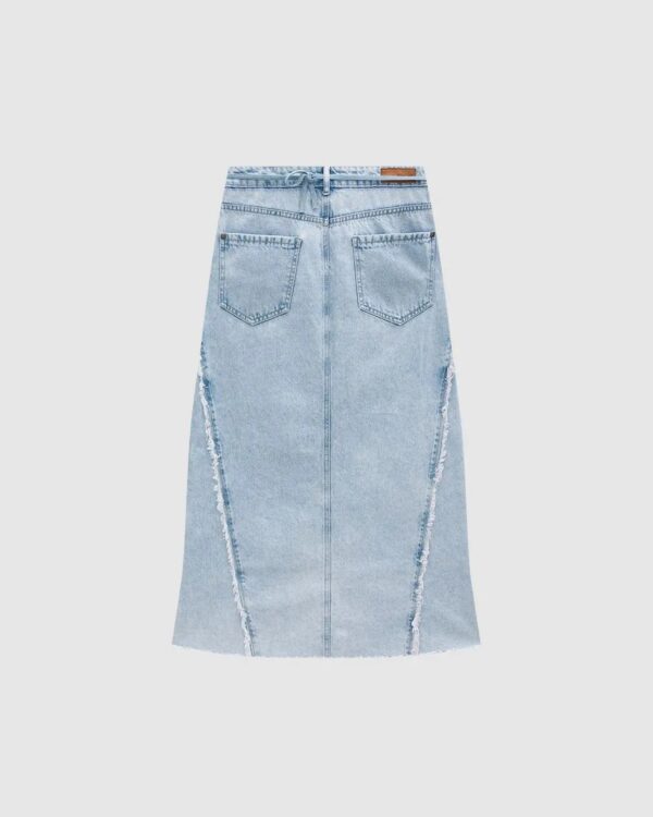 SAIA JEANS LONGO RETO C/ FENDA ENFIM MW