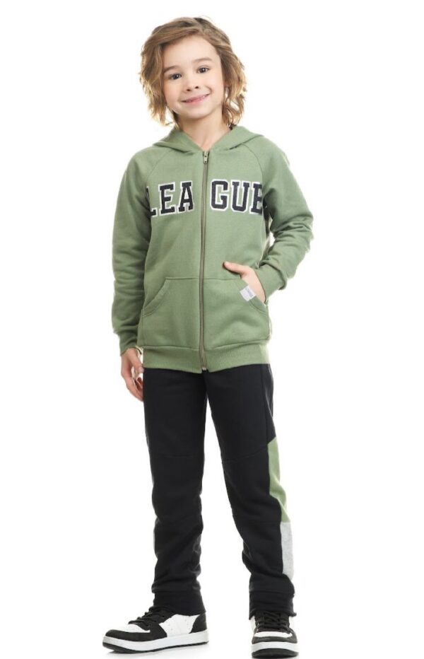 CONJUNTO 4-6-8 JAQUETA E CALCA MOLETOM