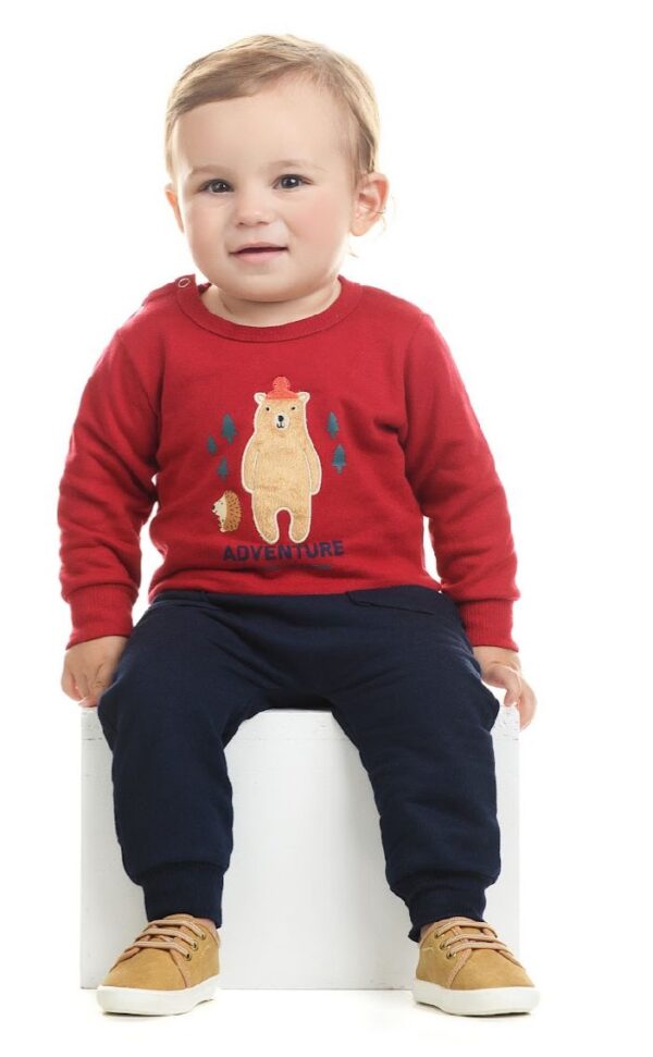 CONJ ADVENTURE BABY CASACO E CALCA HR