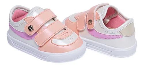 TENIS VELCRO PIMPOLHO BRANCO