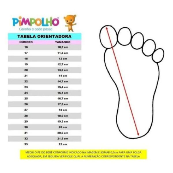 TENIS VELCRO PIMPOLHO BRANCO