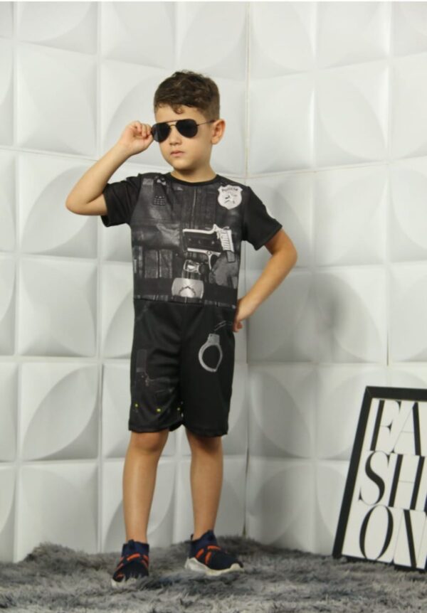 FANTASIA INFANTIL MENINO POLICIAL YX