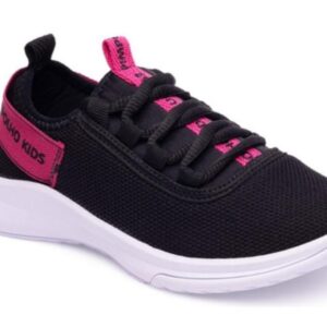 TENIS PIMPOLHO PRETO ROSA