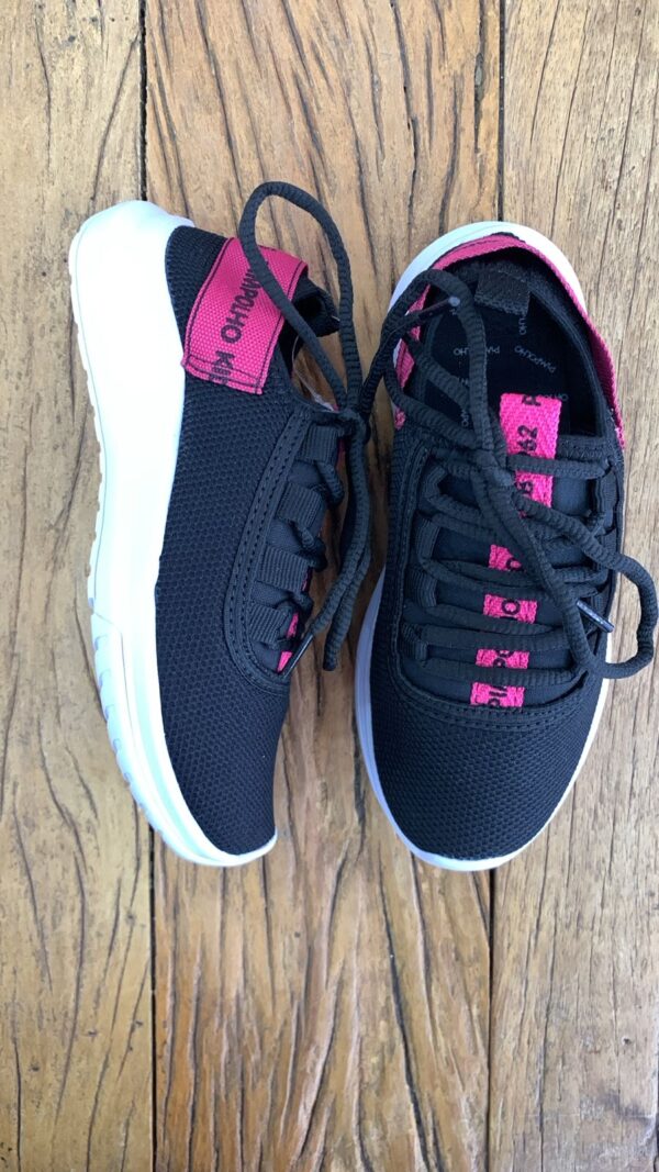 TENIS PIMPOLHO PRETO ROSA